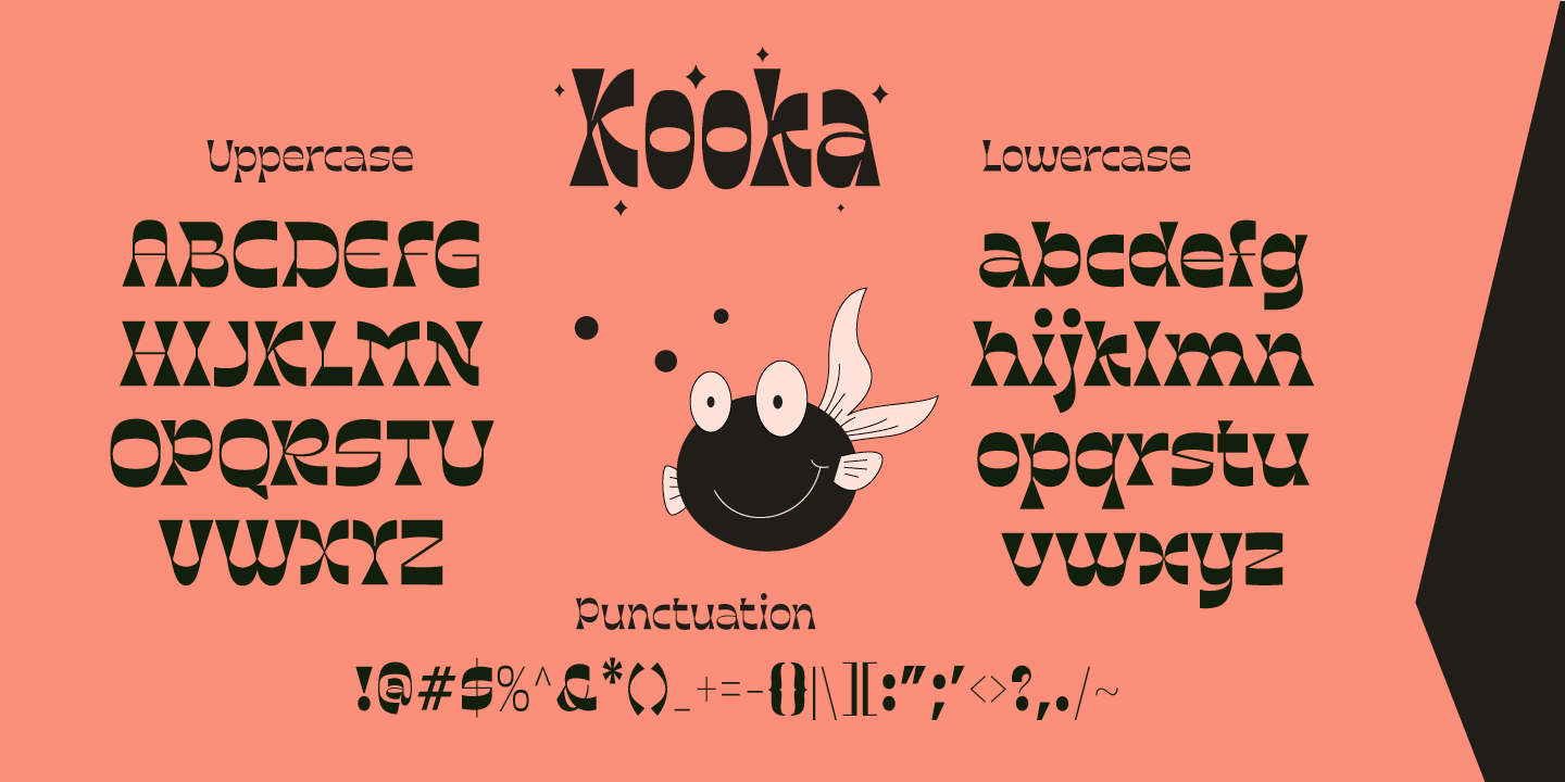 Kooka Medium Condensed Font preview